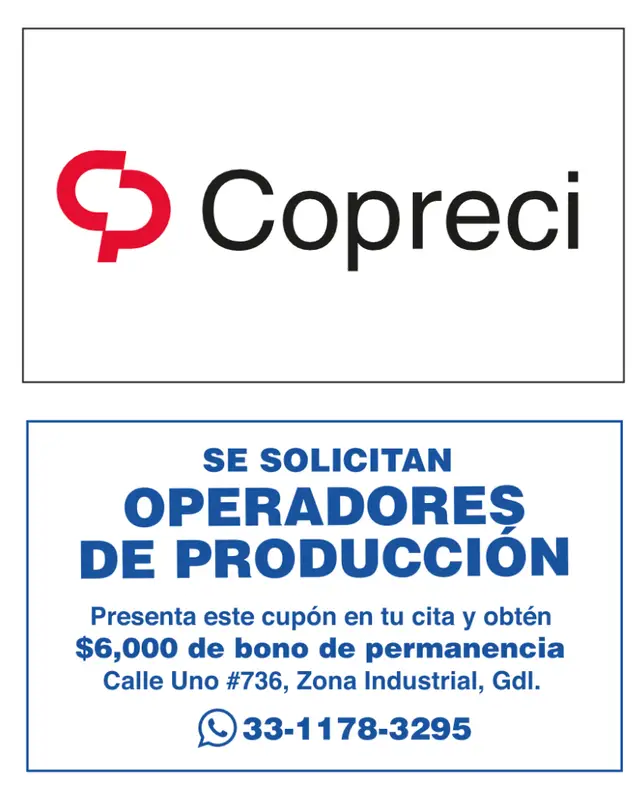 Cupón de empleo en Guadalajara