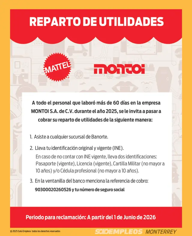 Vacante de empleo en Monterrey publicada el 2026-05-29 en Solo Empleos